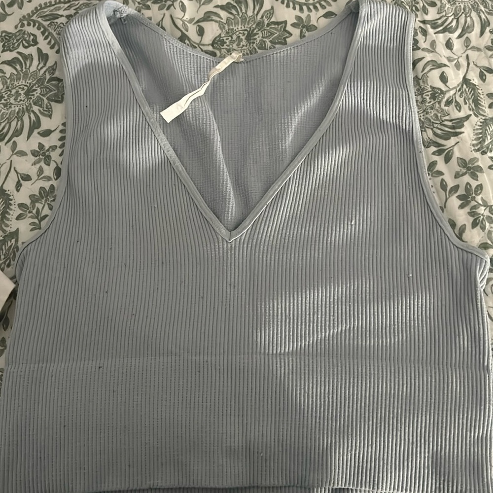 Light Blue crop top